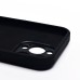 Чехол-накладка для Apple iPhone 15 Pro (черный) ORG Soft Touch с закрытой камерой