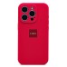 Чехол-накладка для Apple iPhone 15 Pro (бордовый) ORG Soft Touch с закрытой камерой