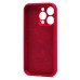 Чехол-накладка для Apple iPhone 15 Pro (бордовый) ORG Soft Touch с закрытой камерой