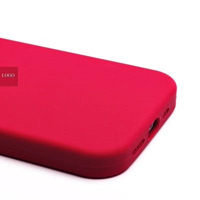 Чехол-накладка для Apple iPhone 15 Pro (бордовый) ORG Soft Touch с закрытой камерой