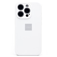 Чехол-накладка для Apple iPhone 15 Pro (белый) ORG Soft Touch с закрытой камерой