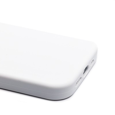 Чехол-накладка для Apple iPhone 15 Pro (белый) ORG Soft Touch с закрытой камерой