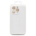 Чехол-накладка для Apple iPhone 15 Pro (белый) ORG Soft Touch с закрытой камерой