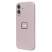 Чехол-накладка для Apple iPhone 16 Plus (бежевый) ORG Soft Touch с закрытой камерой