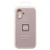 Чехол-накладка для Apple iPhone 16 Plus (бежевый) ORG Soft Touch с закрытой камерой