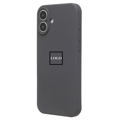 Чехол-накладка для Apple iPhone 16 Plus (темно-серый) ORG Soft Touch с закрытой камерой
