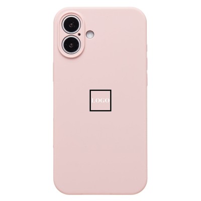 Чехол-накладка для Apple iPhone 16 Plus (песочный розовый) ORG Soft Touch с закрытой камерой