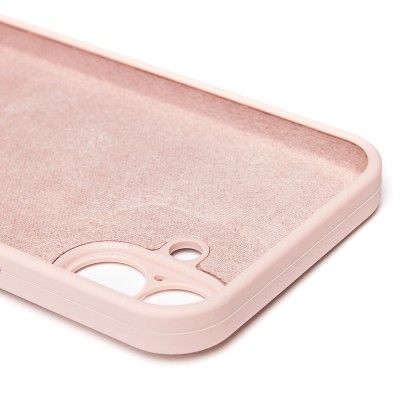 Чехол-накладка для Apple iPhone 16 Plus (песочный розовый) ORG Soft Touch с закрытой камерой