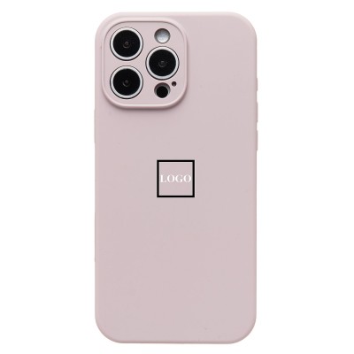 Чехол-накладка для Apple iPhone 16 Pro Max (бежевый) ORG Soft Touch с закрытой камерой