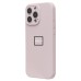 Чехол-накладка для Apple iPhone 16 Pro Max (бежевый) ORG Soft Touch с закрытой камерой