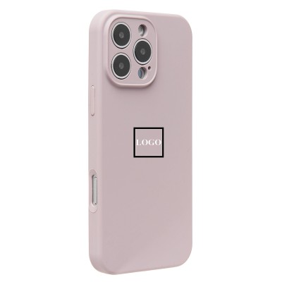Чехол-накладка для Apple iPhone 16 Pro Max (бежевый) ORG Soft Touch с закрытой камерой