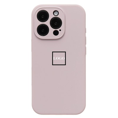 Чехол-накладка для Apple iPhone 16 Pro (бежевый) ORG Soft Touch с закрытой камерой