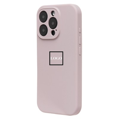Чехол-накладка для Apple iPhone 16 Pro (бежевый) ORG Soft Touch с закрытой камерой