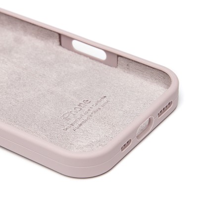 Чехол-накладка для Apple iPhone 16 Pro (бежевый) ORG Soft Touch с закрытой камерой