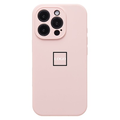 Чехол-накладка для Apple iPhone 16 Pro (песочный розовый) ORG Soft Touch с закрытой камерой