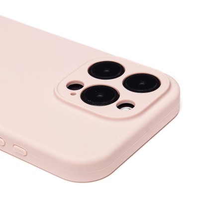 Чехол-накладка для Apple iPhone 16 Pro (песочный розовый) ORG Soft Touch с закрытой камерой