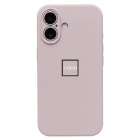 Чехол-накладка для Apple iPhone 16 (бежевый) ORG Soft Touch с закрытой камерой