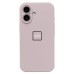 Чехол-накладка для Apple iPhone 16 (бежевый) ORG Soft Touch с закрытой камерой