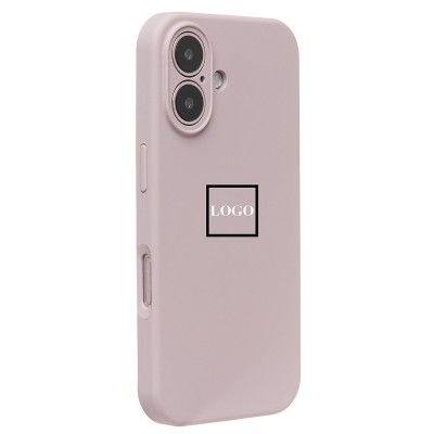 Чехол-накладка для Apple iPhone 16 (бежевый) ORG Soft Touch с закрытой камерой