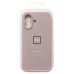 Чехол-накладка для Apple iPhone 16 (бежевый) ORG Soft Touch с закрытой камерой