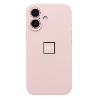 Чехол-накладка для Apple iPhone 16 (песочный розовый) ORG Soft Touch с закрытой камерой