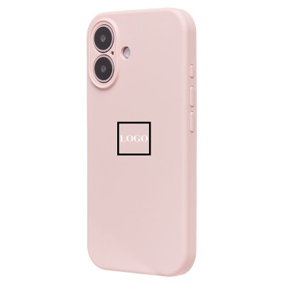 Чехол-накладка для Apple iPhone 16 (песочный розовый) ORG Soft Touch с закрытой камерой