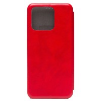 Чехол-книжка для Xiaomi Redmi 10C открытие в бок (красный) BC002