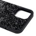 Чехол-накладка для Apple iPhone 12 Pro Max россыпь кристаллов (черный) PC071 POSH SHINE