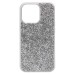 Чехол-накладка для Apple iPhone 13 Pro россыпь кристаллов (серебристый) PC071 POSH SHINE