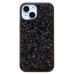 Чехол-накладка для Apple iPhone 15 россыпь кристаллов (черный) PC071 POSH SHINE