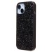 Чехол-накладка для Apple iPhone 15 россыпь кристаллов (черный) PC071 POSH SHINE