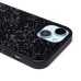 Чехол-накладка для Apple iPhone 15 россыпь кристаллов (черный) PC071 POSH SHINE