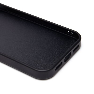 Чехол-накладка для Apple iPhone 15 россыпь кристаллов (черный) PC071 POSH SHINE