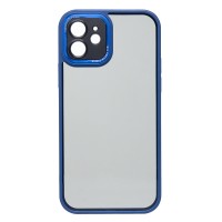 Чехол-накладка для Apple iPhone 12 (голубой) PC090