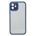 Чехол-накладка для Apple iPhone 12 (голубой) PC090
