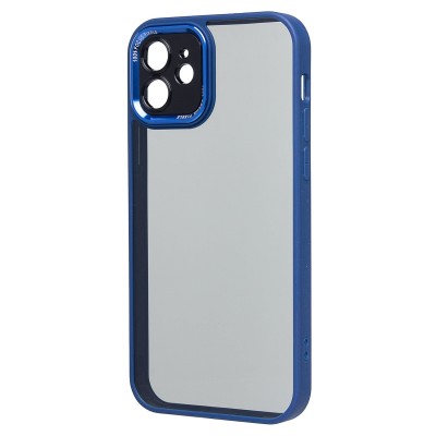 Чехол-накладка для Apple iPhone 12 (голубой) PC090
