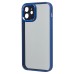 Чехол-накладка для Apple iPhone 12 (голубой) PC090