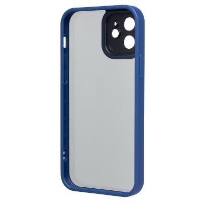 Чехол-накладка для Apple iPhone 12 (голубой) PC090