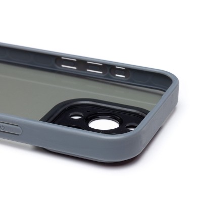 Чехол-накладка для Apple iPhone 15 Pro (серый) PC090