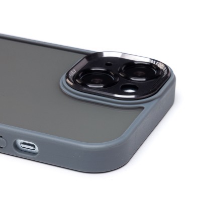 Чехол-накладка для Apple iPhone 15 (серый) PC090