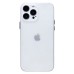 Чехол-накладка для Apple iPhone 13 Pro Max (матово-прозрачный/белый) PC091