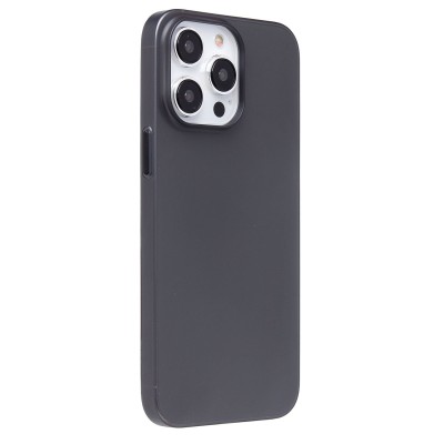 Чехол-накладка для Apple iPhone 14 Pro Max (матово-прозрачный/черный)PC091 Чехол-накладка для Apple iPhone 14 Pro Max (матово-прозрачный/черный)PC091