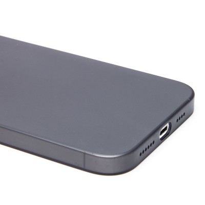 Чехол-накладка для Apple iPhone 14 Pro Max (матово-прозрачный/черный)PC091 Чехол-накладка для Apple iPhone 14 Pro Max (матово-прозрачный/черный)PC091