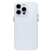 Чехол-накладка для Apple iPhone 15 Pro Max (матово-прозрачный/белый) PC091
