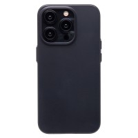 Чехол-накладка для Apple iPhone 15 Pro (матово-прозрачный/черный) PC091