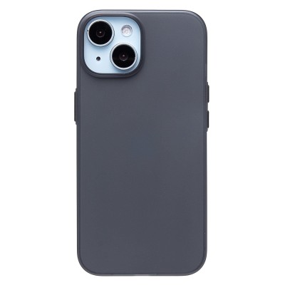 Чехол-накладка для Apple iPhone 15 (матово-прозрачный/черный) PC091 Чехол-накладка для Apple iPhone 15 (матово-прозрачный/черный) PC091