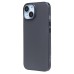 Чехол-накладка для Apple iPhone 15 (матово-прозрачный/черный) PC091
