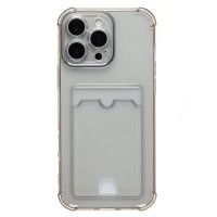 Чехол-накладка c картхолдером для Apple iPhone 16 Pro Max (черный) SC276