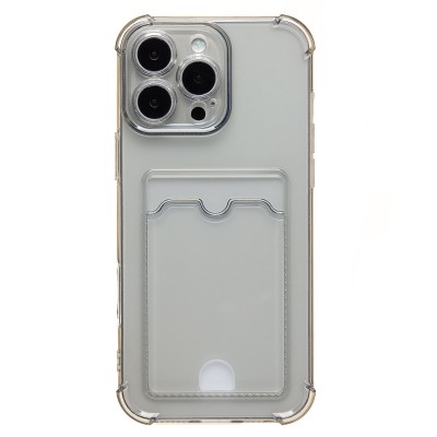 Чехол-накладка c картхолдером для Apple iPhone 16 Pro Max (черный) SC276