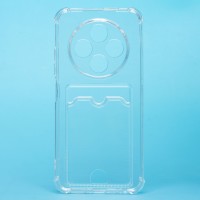 Чехол-накладка с картхолдером для Tecno Spark 30C 4G (прозрачный) SC276